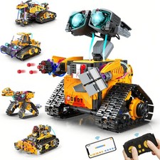 673PCS Robot Toys for 8-12 Year Old Boys Gift, 5 in 1 Robotics for Kids 8-13, Ap