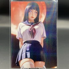 Hinata Hyuga Anime Waifu Card Doujin ACG Goddess Holo
