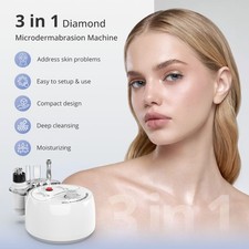 3 in1 Diamond Microdermabrasion Dermabrasion Machine Facial Peel Vacuum Clean US