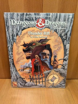 SEALED Thunder Rift Colin McComb 9357 D&D Dungeons & Dragons Module TSR 1992 NEW