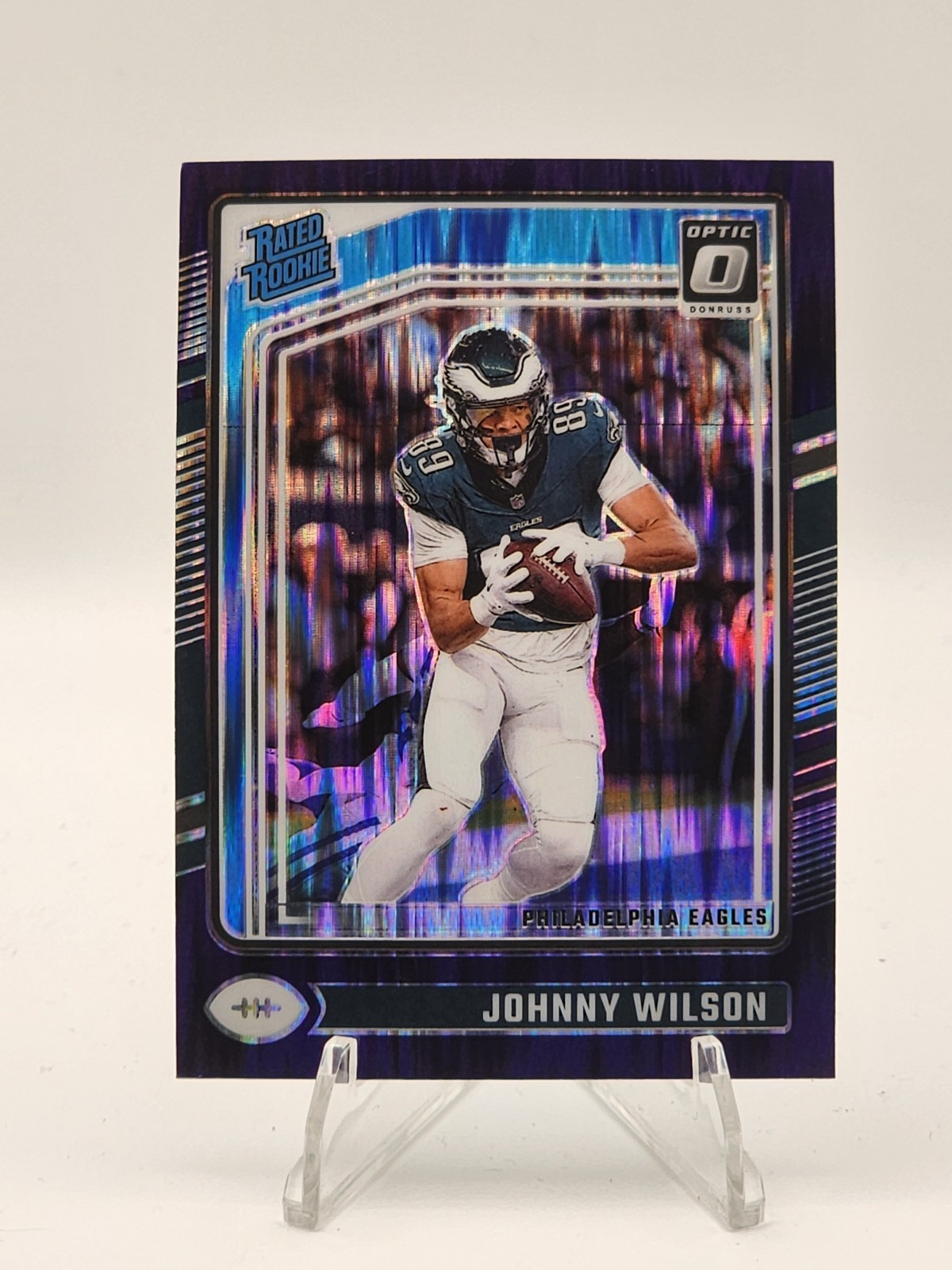 2024 Panini Donruss Optic - Johnny Wilson #256 Purple Shock (RC)
