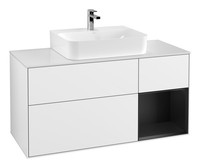 Villeroy & Boch Finion Waschbeckenunterschrank FüR Becken Mittig Regal Rechts...