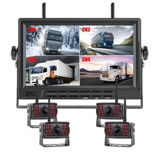 HD digital wireless 7-inch DVR display 1080P rear view camera BSD RV trailer