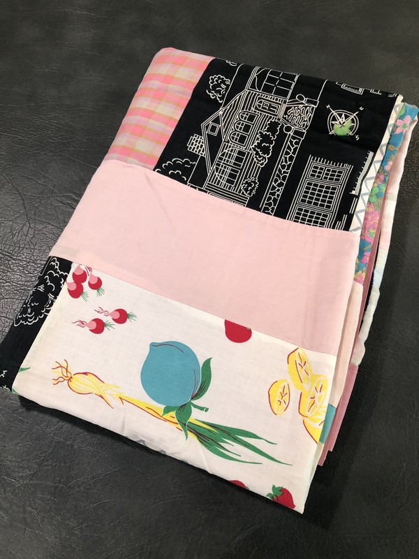 Antique Quilt Twin Patchwork Pinks Nice Materials Antique Quilt Very Old Antique