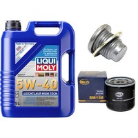 MotoröL Filter Set 5W-40 5 Liter + ÖLablassschraube FüR Dacia Logan II 1.5 Dci