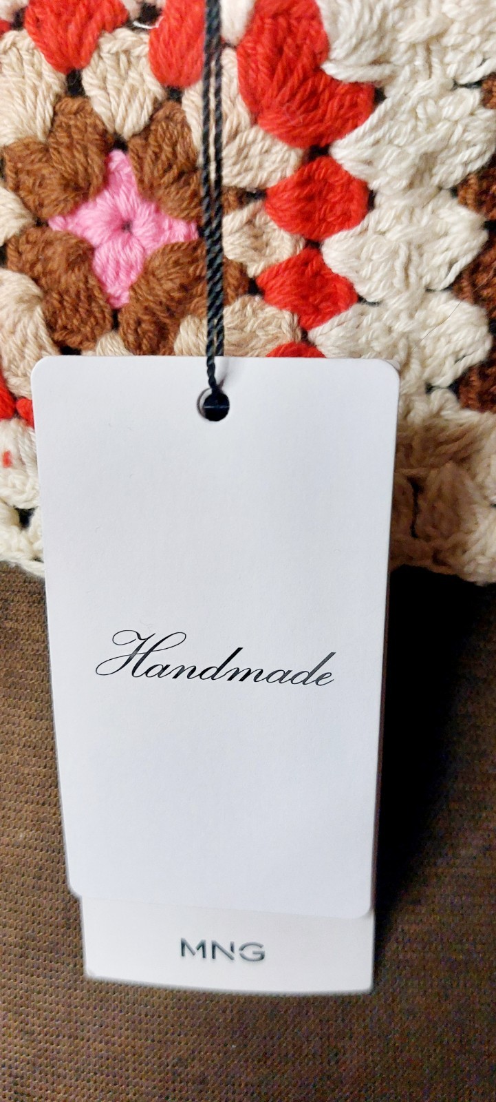 NEW with Tags Mango handmade Crochet Crop top Medium thumbnail 8