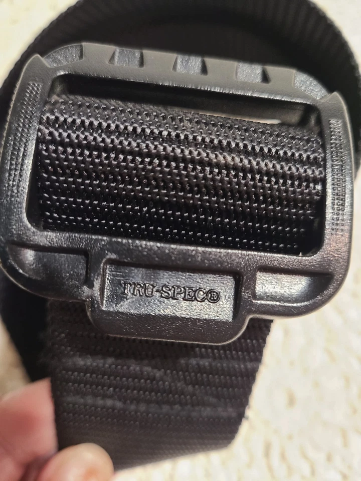 Tru-Spec Security Friendly Black Tactical Belt, Men’s Size Large 43" - Image 2 of 4
