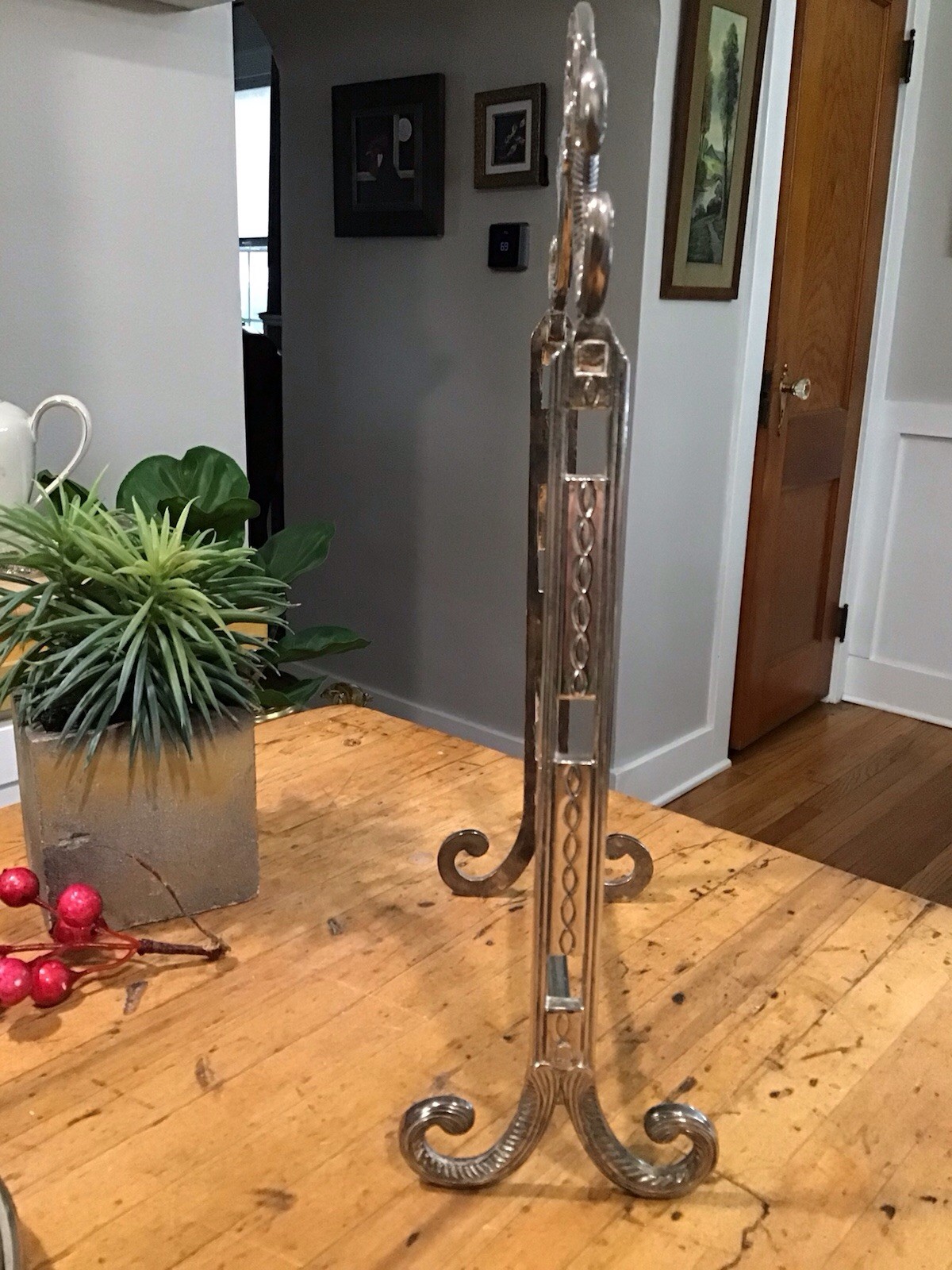 Vintage Edwardian Style  3 Tier Removable  Cake/Candy Stand Engraved Silverplate