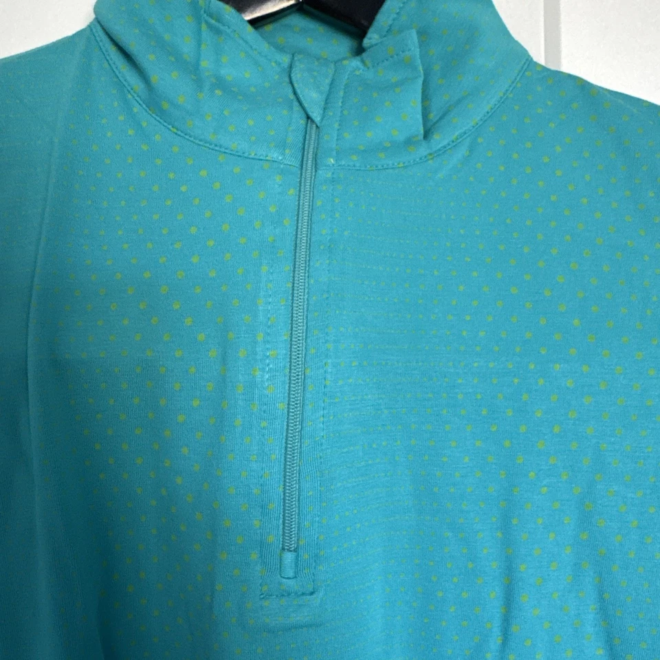 Tasc 女式 Sideline Quarter 拉链套衫竹性能 - 蓝绿色 - 小号 - 全新 — 第 4/4 张图片