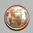 TONED 1958 D LINCOLN WHEAT PENNY UNC #C10606