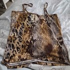 CDP & CO. Women's Animal Print Spaghetti Strap Stretch Camisole Top M — photo 3
