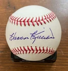 Harmon Killebrew Autographed Official Major League Baseball HOF Minnesota Twins