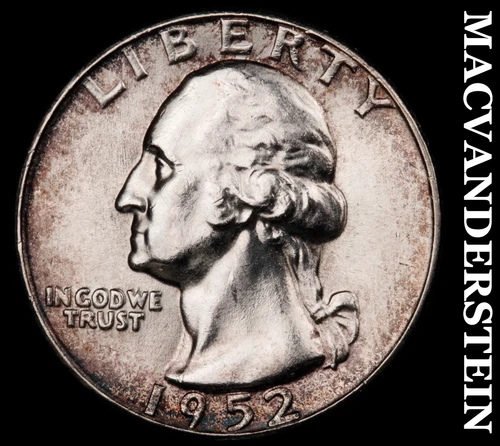 1952 Washington Quarter- Choice Gem Brilliant Uncirculated++++ Luster #G6736