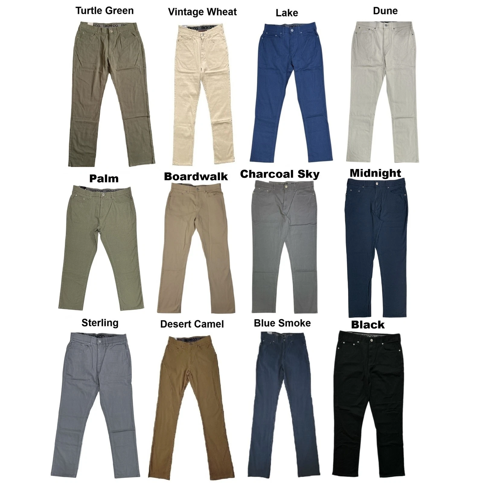 Iron Co. Men's Classic Stretch Comfort Patriot Pants, Flexible Straight Leg
Opens in a new window or