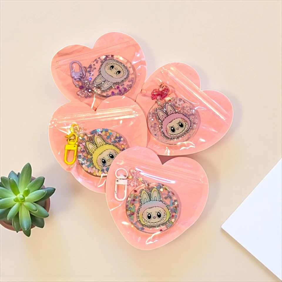 Llavero Monstruo Brillante Favor Fiesta de Cumpleaños: Colgante de Resina Handmafe Regalos Foto 4 de 4