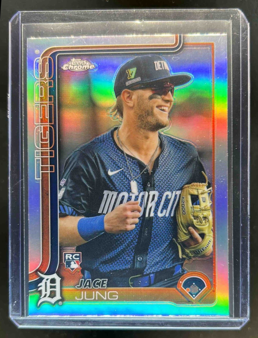 2025 Topps Chrome Jace Jung Image Variation RC Rookie #225 Tigers