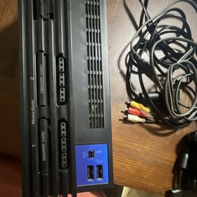 Sony PlayStation 2 Console, Controllers, Cables, & Game Lot