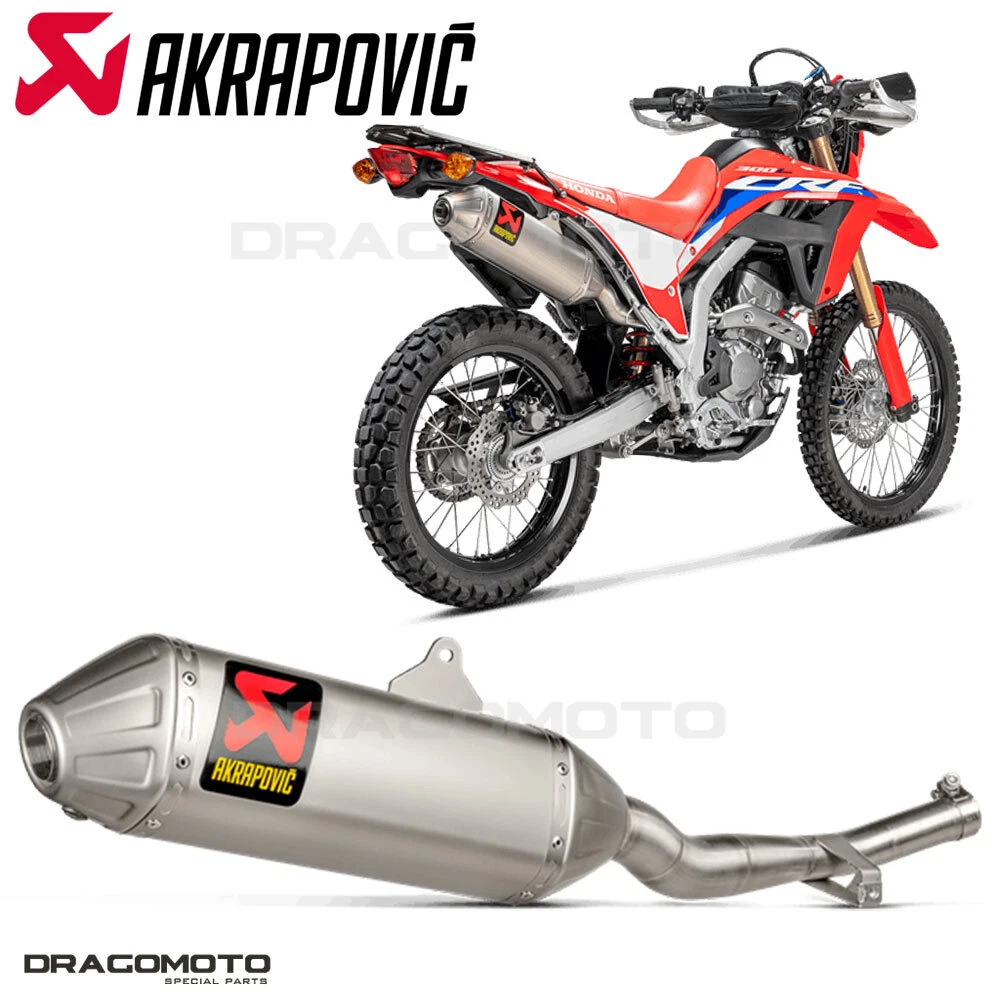 HONDA CRF 300 L 2021 2022 Exhaust AKRAPOVIC Titanium RC S H3SO10