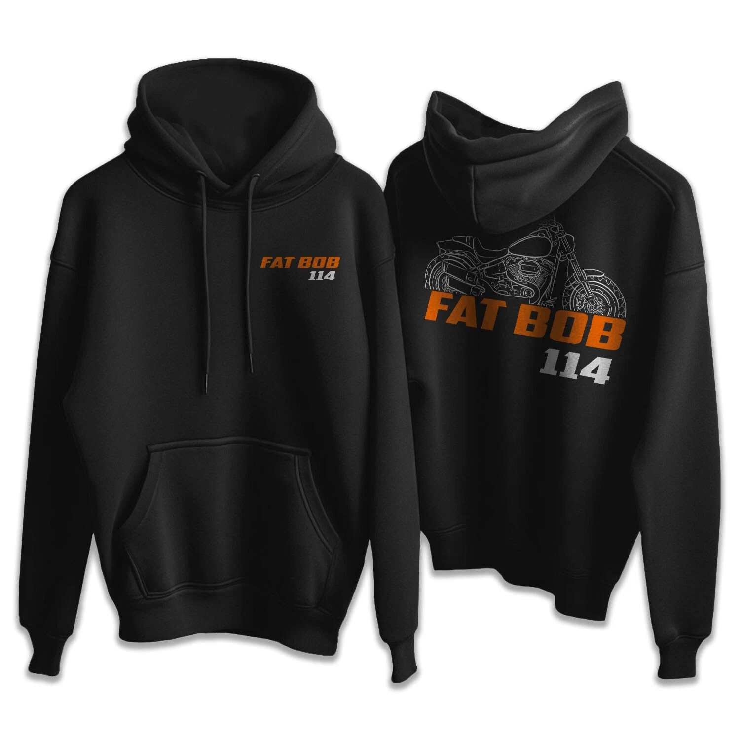 For H daviidson Softail Fat Bob fans - Motorcycle Hoodie