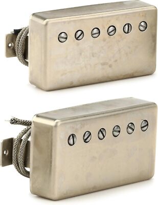 Seymour Duncan Slash 2.0 Humbucker Pickup Set - Raw Nickel Cover 