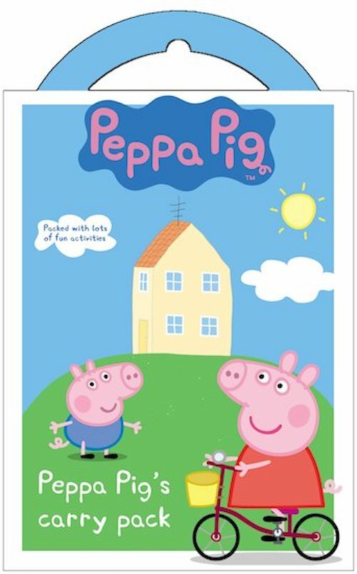 PEPPA PIG's Carry Pack Wipe Clean Pages,Giant Poster,Height Chart Stickers