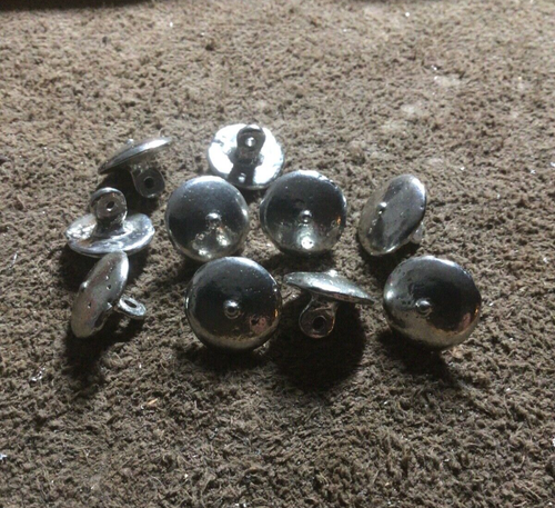 Pewter buttons 16mm 'pimple' dome (12 pack) for historical clothing & costume. - Picture 5 of 5