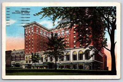 Columbus, OH, Neil House, Vintage Postcard