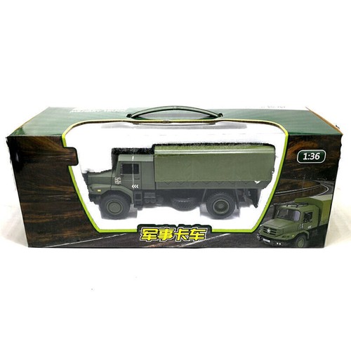 Alloy Military Transport Truck Model Off-Road Toy Car Model Collection Ornaments - Picture 10 of 10