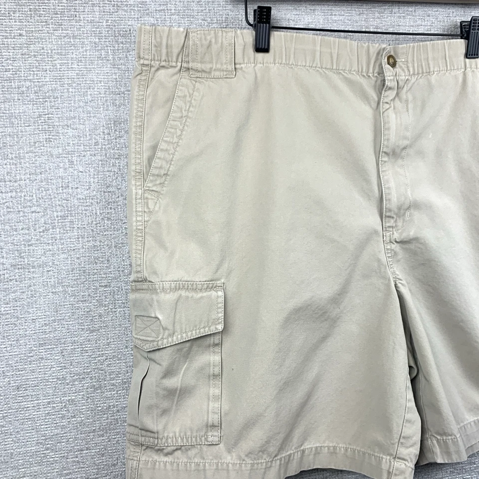 Pantalones Cortos Carga CONSENSUS Para Hombre XL Tostado Cordón Cintura Bolsillos Camping Senderismo Papá Foto 2 de 4