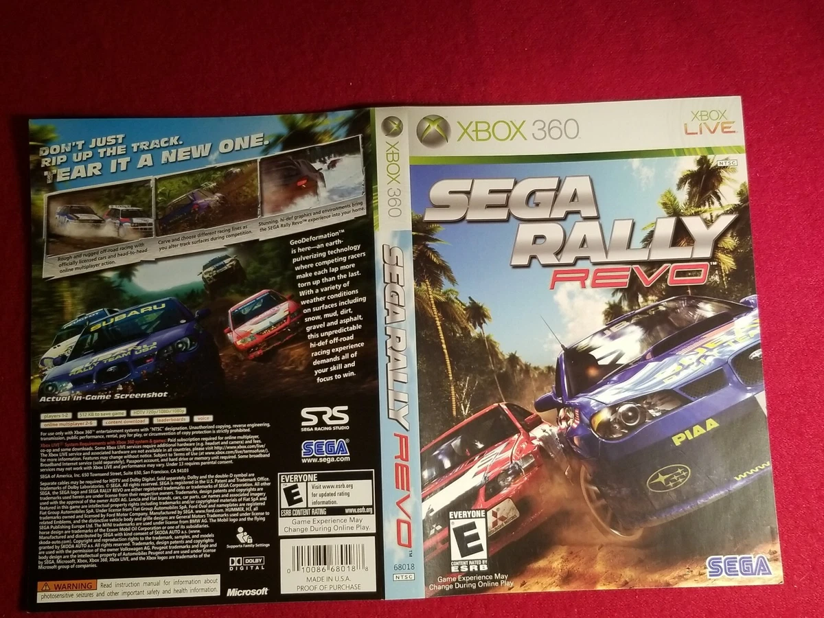 Sega Rally Xbox 360