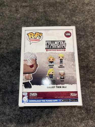 Fullmetal Alchemist Brotherhood Scar Brilla en la Oscuridad Funko Pop 1486 Anime - Imagen 2 de 6