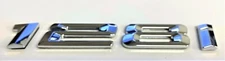 1PCS NEW 128I 128 LOGO CAR REAR TRUNK NAMEPLATE EMBLEM BADGE DECAL (CHROME)