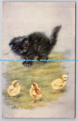 R752868 Persian Pussies Little Bits of Fluff Tuck Oilette No 3581