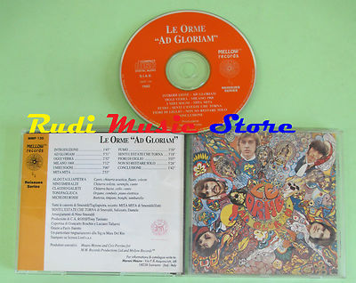 CD LE ORME Ad gloriam 1992 italy MELLOW RECORDS MMP 135 (Xi1) no lp mc dvd