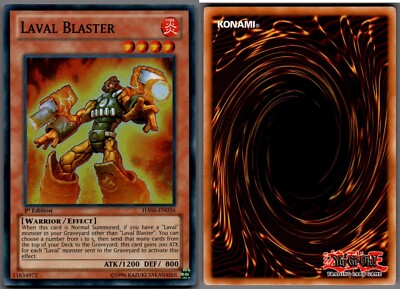 HA06-EN036 Yugioh, Laval Blaster, Holo Super Rare | eBay