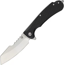 Daggerr Knives Rhino Linerlock Black FRN Folding 8Cr14MoV Pocket Knife RRNFBKSW