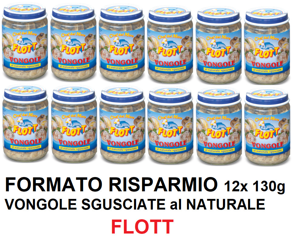 Venusmuscheln Geschält Al Naturale FLOTT Condimento Ready für Pasta Reis Box