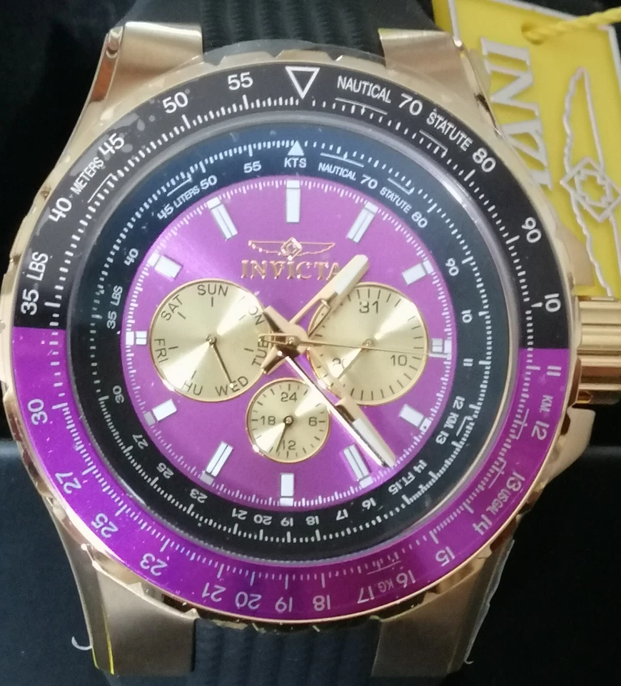 INVICTA AVIATOR VOYAGE: RELOJ CABALLERO A ESTRENAR.EN SU CAJA ORIGINAL.PRECINTO. - Imagen 3 de 4