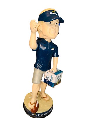 Coach JON GRUDEN Life Size 4ft CORONA BEER Bobble Head Store Display ...