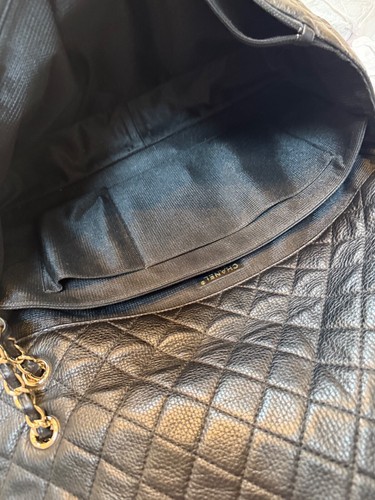 Chanel XXL Travel Flap Bag Quilted Black Caviar Leather - Picture 16 of 23