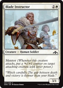 Blade Instructor x4 - Guilds of Ravnica - NM-Mint, English - Guilds of Ravnica