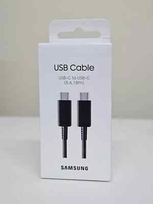 Original Samsung USB-C to USB-C Cable 1.8m 5.9ft 5A Type C - EP-DX510