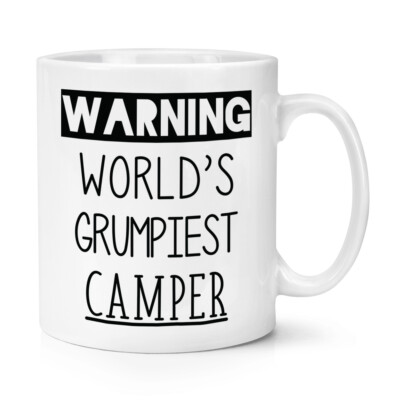 Warnung World's Grumpiest Camper 284ml Becher Tasse Best Festival Camping Papa