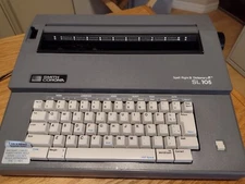 Smith Corona SL105 Typewriter Word Processor  Dictionary Manual Oiled Tested