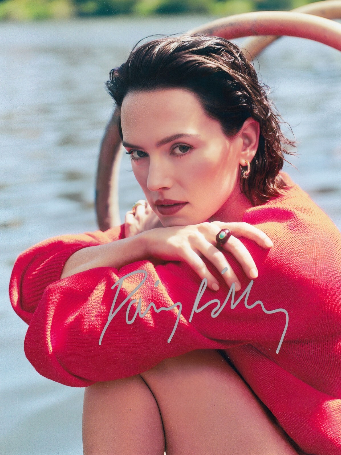 Daisy Ridley Signed Auto 8 x 10  Photograph