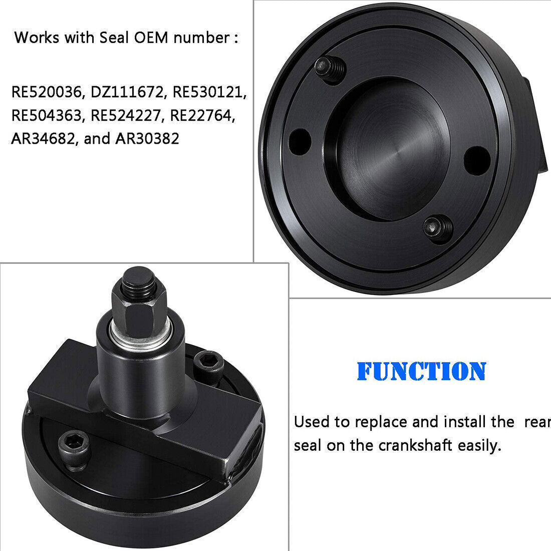 JDG476 Crankshaft Rear Main Seal Installer Tool For John Deere