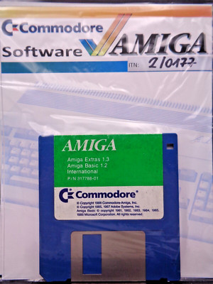 COMMODORE AMIGA -- AMIGA EXTRAS 1.3 & AMIGA BASIC 1.2 INTERNATIONAL (COMMODORE)