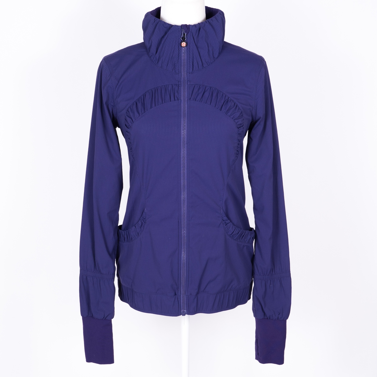 Lululemon Purple Running Full Zip Turtleneck Roug… - image 1