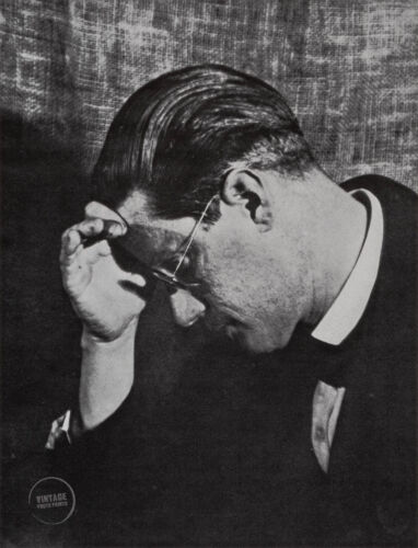 1920-34 Man Ray Vintage Foto Gravur Original Lithographie James Joyce 12x15 - Bild 1 von 1