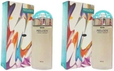 Melody Perfume 100ML Each (Pack of 2) Eau de Parfum - 200 ml (For Men & Women)